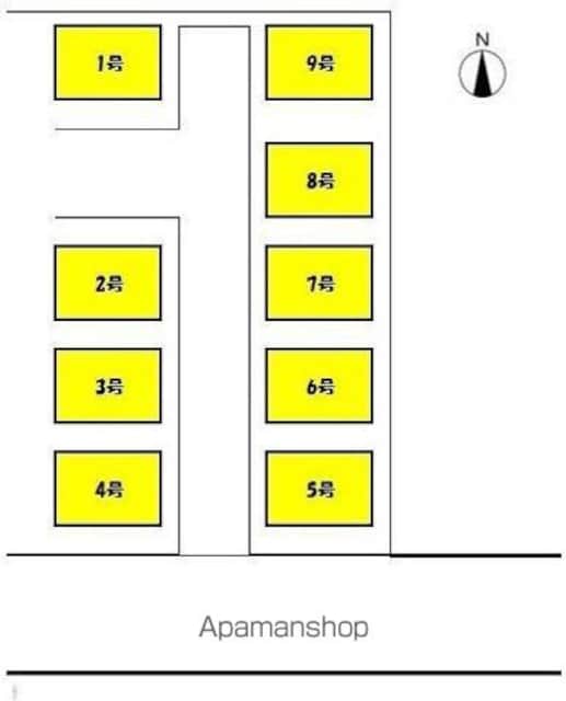 屋島タウン木村[3LDK/73.28m2]の配置図