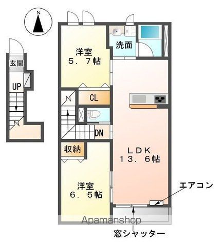 ボナールの間取り写真