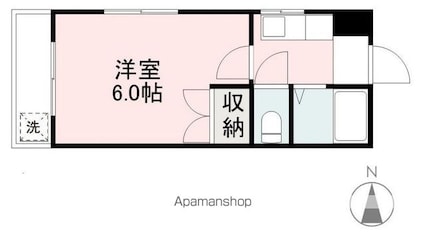 ＣＯＣＯ[1K/19.44m2]の間取図
