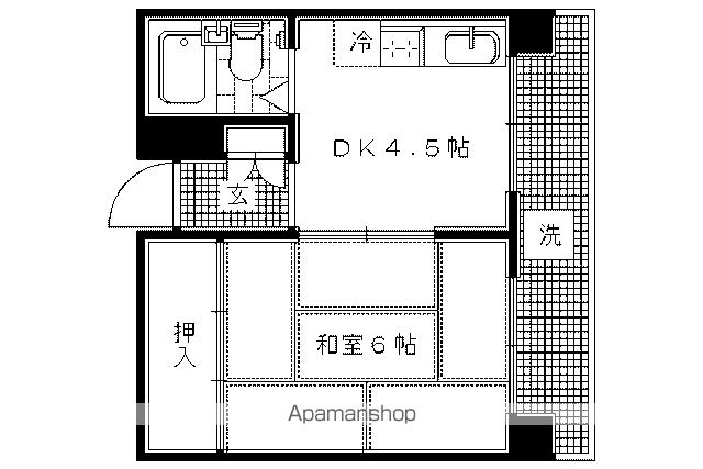 メモリー北白川の間取り写真
