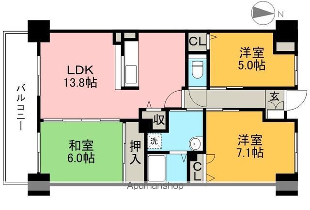 間取り：239001846365