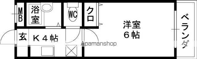 ノースコートの間取り写真
