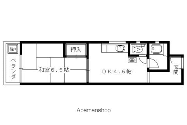 アサヒマンションの間取り写真