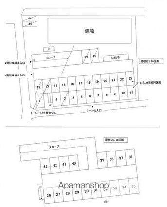 プレコート高松[1DK/31.45m2]の配置図