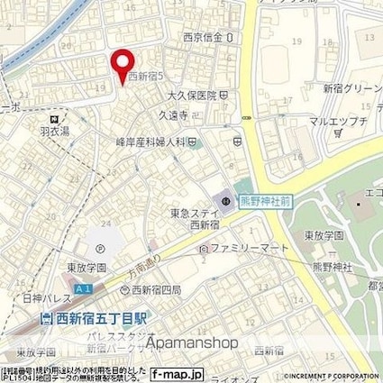 プレール・ドゥーク西新宿Ⅱ[1K/21.28m2]の周辺8