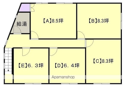 和歌山県和歌山市吹上１丁目[事務所/21m2]の間取図