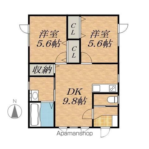 Lazo S-4の間取り写真