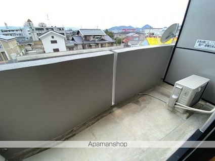 フルール・Ｍ[1K/25.5m2]のバルコニー