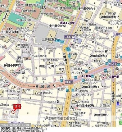 パレステュディオ御茶ノ水駿河台参番館[1K/22.63m2]の周辺