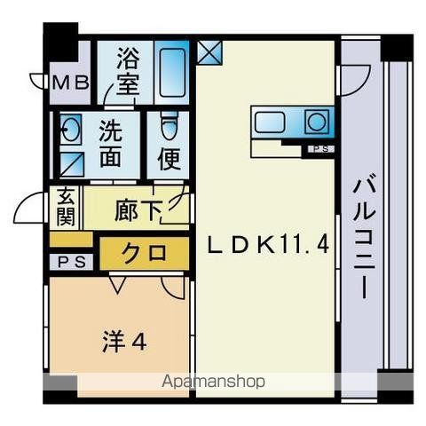 Aden箱崎駅前の間取り写真