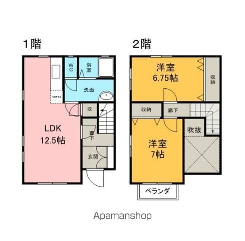 メイソネットKAMINUMAの間取り写真