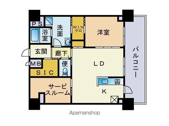 ティーエム薬院の間取り写真