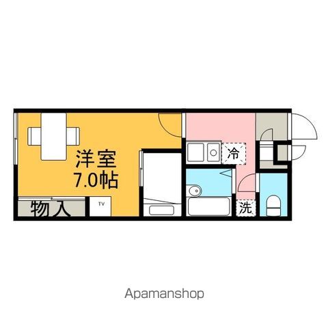 レオパレス虹IIの間取り写真