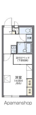 レオパレスホークヒルズの間取り