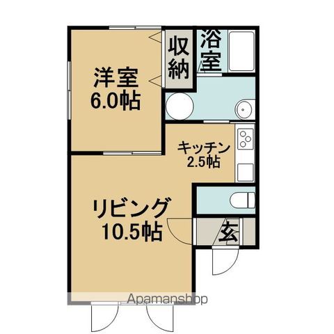 CLAIR明神の間取り写真