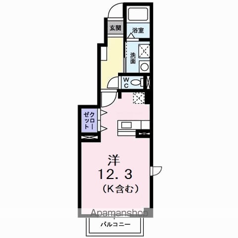 キャプリコートCの間取り写真