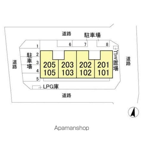 エバーグリーン 202 ｜ 千葉県千葉市若葉区若松町492-11（賃貸アパート1LDK・2階・40.12㎡） その24