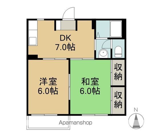ピュアドミール白山の間取り写真