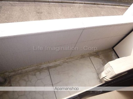 ｔｅａｍＩＷＡＴＡ[1K/29.7m2]のバルコニー