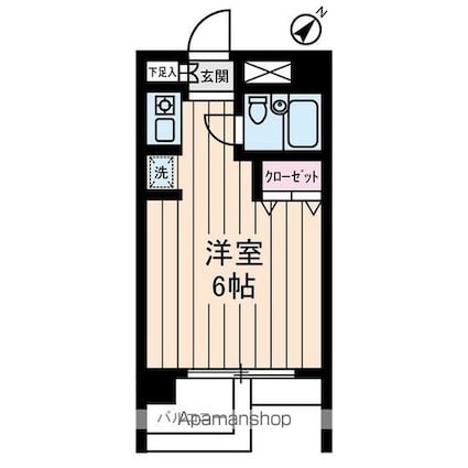 ＳａＫｕＲａ館[1R/16m2]の間取図