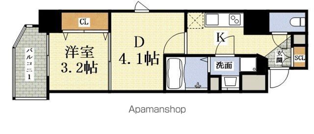 ARTIZA新大阪D.C.の間取り写真