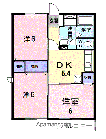 フラタの間取り