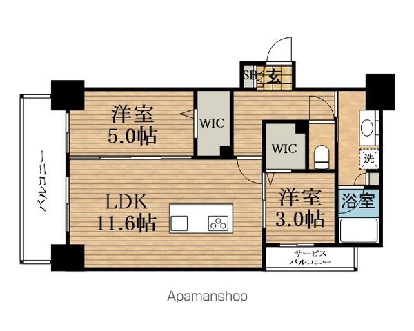 アーバネックス南新町の間取り写真