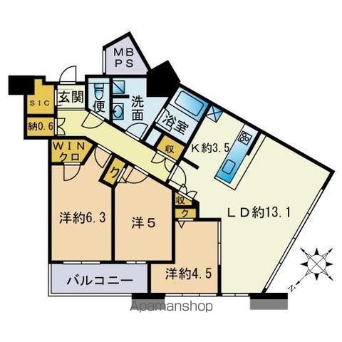 アイタワーの間取り写真