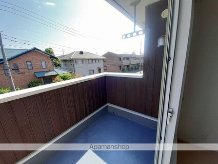 コリーナ木田余Ⅱ[2LDK/58.21m2]のバルコニー