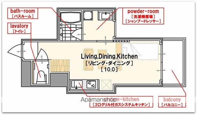 ロイヤルメゾン南船場の間取り写真