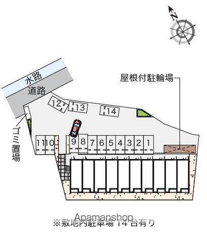 クレイノオークタウンⅣ 203 ｜ 福岡県福岡市東区香椎駅東４丁目25-8（賃貸アパート1K・2階・25.89㎡） その15