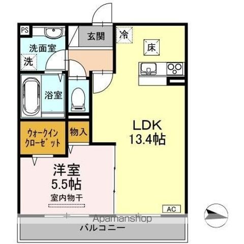 フィロス A棟の間取り写真