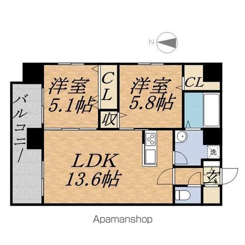 MODENA円山の間取り写真