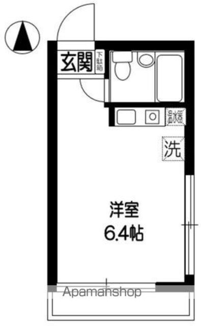 ＬＥＮＯ桜新町[1R/13.75m2]の間取図