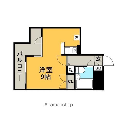 メゾン・ド・フレイエ・ 206 ｜ 福岡県福岡市博多区竹下４丁目2-17（賃貸マンション1K・2階・22.80㎡） その2