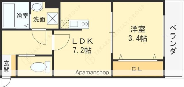 REGIES近大SOUTHIIの間取り写真