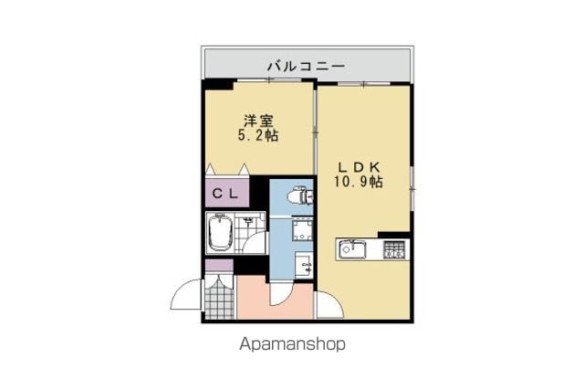 エントランスライフ西野山東の間取り写真