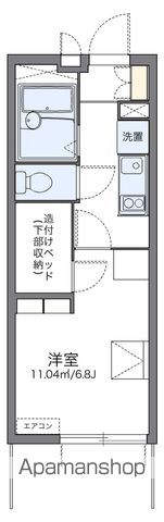 レオパレスアーク姫島の間取り写真