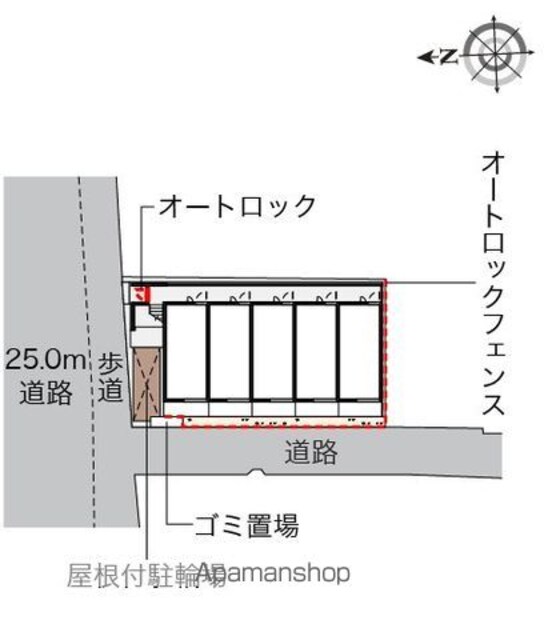 レオネクストルフェリ[1K/22.54m2]のエントランス2