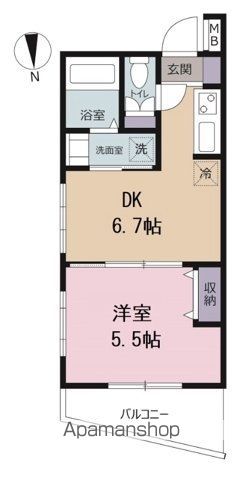ピアコートTM東伏見弐番館の間取り写真