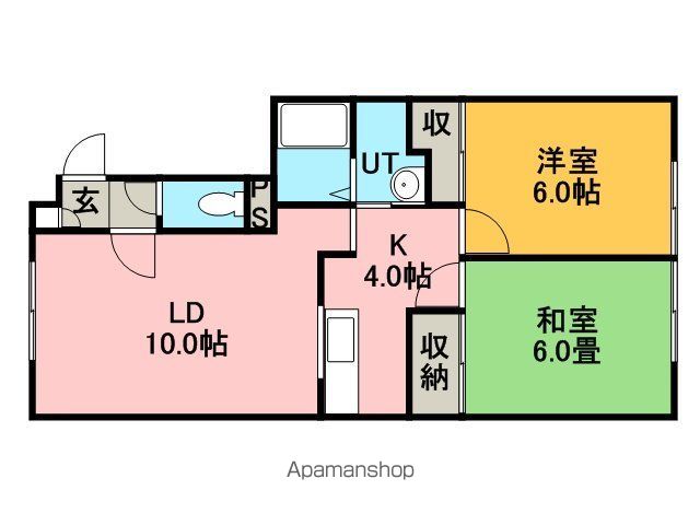 エトアール富丘の間取り写真
