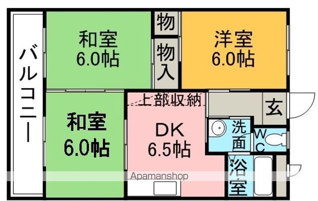 シャトー深町の間取り写真