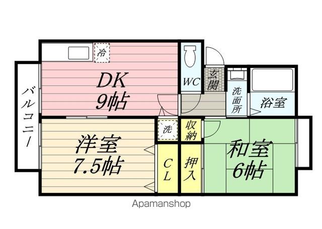 ベルパークKの間取り写真