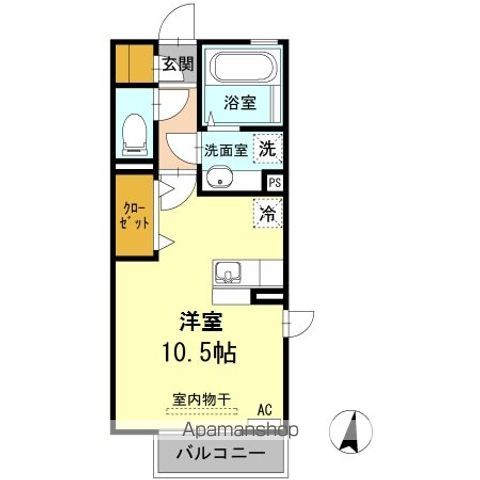 スペリオーレ・D307熊本駅の間取り写真