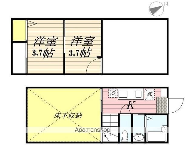 シャンゼ吉塚の間取り写真