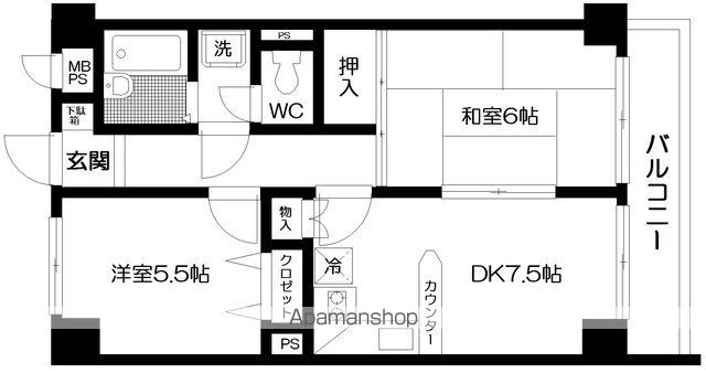 日神パレス立川の間取り写真