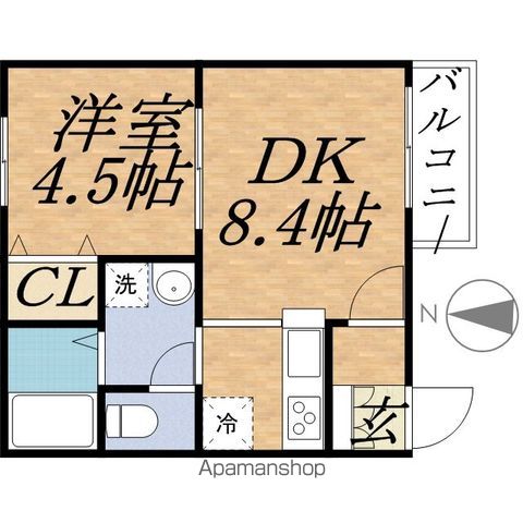 アジュールの間取り写真