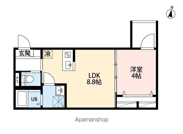 太陽と月の調和 LUNARE元町の間取り写真