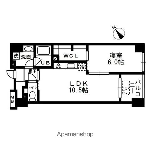 レジディア日本橋浜町の間取り写真