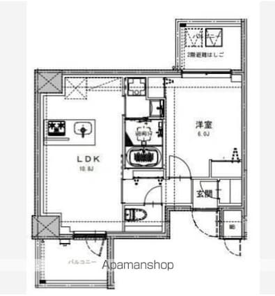 ＳーＲＥＳＩＤＥＮＣＥ両国ｓｅｒｅａ[1LDK/39.61m2]の間取図